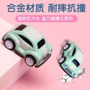 儿童合金网红小汽车婴儿宝宝小玩具男孩女小孩迷你小礼物{店长推荐} Q版合金【回力车】 随机5个装