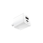 努比亚 30W双口氮化镓GaN充电器27W/20W适用苹果iPhone14/13promax/12/iPad华为小米ipad平板Type-C充电头 白