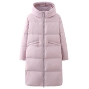 聚划算百亿补贴：雪中飞 女连帽长款保暖羽绒服 三款可选