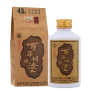 【官方保障】百年糊涂经典小百年 浓香型 节日送礼白酒 小瓶白酒茅台镇粮食小酒 贵州名酒 广东白酒 43度 125ml*24瓶