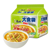 京东特价：康师傅 大食袋 泡椒牛肉面148g*5袋