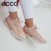 【倪妮同款】ECCO爱步运动鞋女 简约百搭轻便老爹鞋运动休闲鞋 跃乐810853 裸粉色81085359071 35