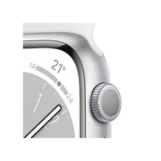 Apple 苹果 Watch Series 8 智能手表 45mm GPS款 银色铝金属表壳
