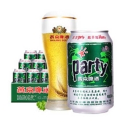 88VIP：YANJING BEER 燕京啤酒 8度party听黄啤酒 330ml*24听 整箱*3件