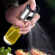 温庭 304不锈钢玻璃喷油瓶 100ml