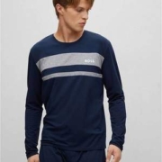 码全，BOSS Hugo Boss 雨果·博斯 Balance 男士莫代尔棉长袖T恤50485717