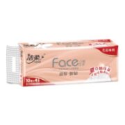 C&S 洁柔 粉face 无芯卷纸 4层10卷1提（138*138mm）