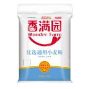 京东特价：香满园中筋粉小麦粉 5kg+凑单