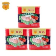 中粮出品，梅林 优品午餐肉 340g*3罐*2件