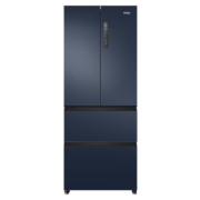 PLUS会员：Haier 海尔 BCD-412WLHFD8DB9U1 风冷多门冰箱 412L