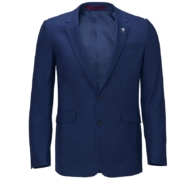 VICUTU/威可多商场同款男士西服上衣羊毛蓝色商务正装修身外套 专300元