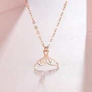 周六福 女士18K金项链 KI064973