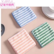 京东特价APP、需抢券：亿家丰 花边彩虹抹布加厚 25*25cm