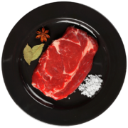 天莱香牛 国产新疆褐牛 有机上脑原切牛排220g 谷饲365天 排酸48h+ 清真 OFDC有机认证 生鲜冷冻牛肉