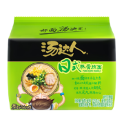 统一 方便面 汤达人  五合一 夜宵 泡面速食面 多口味 袋装 日式豚骨五合一 125g*5袋