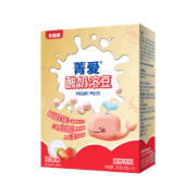 贝因美菁爱草莓味高钙酸奶溶豆 强化钙锌 宝宝儿童零食益生菌水果溶豆20g
