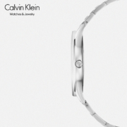 CK凯文克莱（Calvin Klein）Time 时光记忆系列 银色钢带圆盘男表 石英表 K4N2114Z（表盘:40MM）