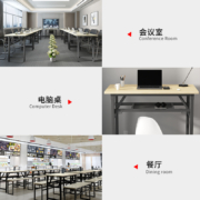 可折叠电脑桌台式书桌家用简约办公桌卧室小桌子简易学习写字桌子