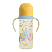 88vip：Pigeon贝亲 宽口径彩绘PPSU双把手奶瓶 240/330ml 自然实感 1件装