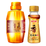 京东特价app：胡姬花 古法小榨花生油158ml+金芝麻香油70ml