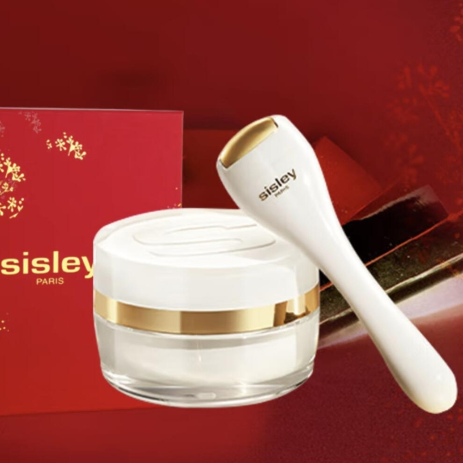 希思黎（Sisley）眼唇霜礼盒(抗皱修活御致眼唇霜15ml+按摩棒+限定礼赠)护肤品套装 生日礼物送女友