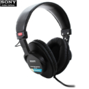 索尼（SONY） MDR7506 监听耳机 HIFI头戴式 游戏 听歌 录音专业降噪有线耳机