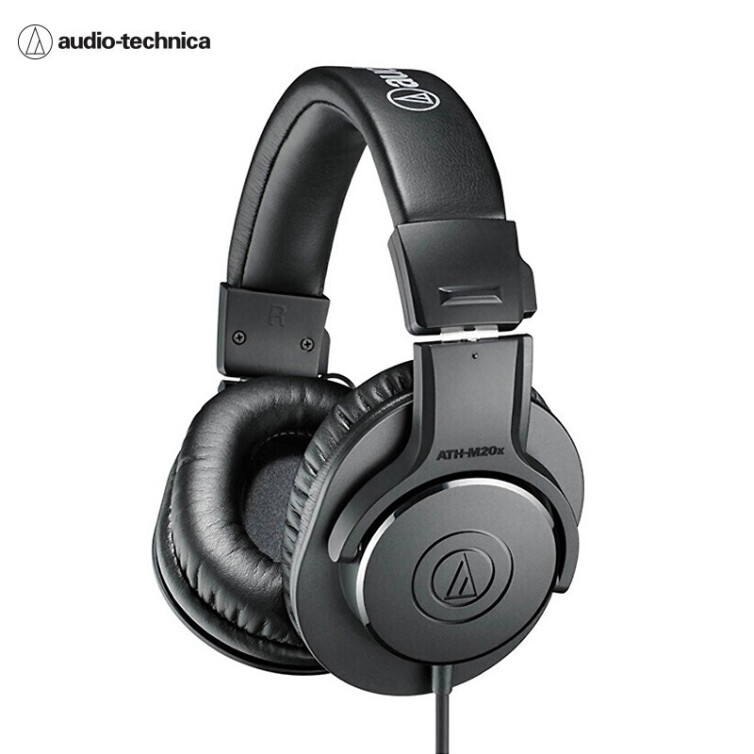铁三角（Audio-technica）ATH-M20x 入门级专业监听头戴式耳机