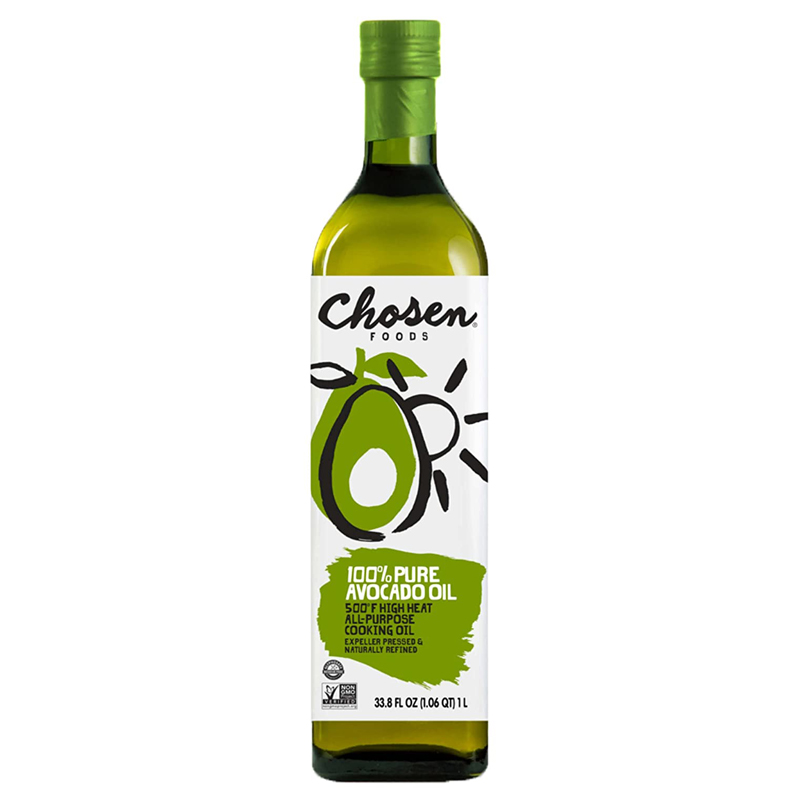chosenfoods牛油果油食用进口非转基因鳄梨油耐高温家庭炒菜油1L