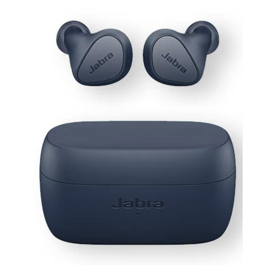 捷波朗（Jabra）Elite3 真无线蓝牙降噪耳机 蓝牙5.2 强劲续航（65t升级版E3） 安卓苹果音乐耳机 海军蓝色