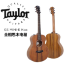 Taylor泰莱GS MINI-E Walnut泰勒36寸谣木吉他电箱相思木koa单板旅行吉他BT1 GS MINI - E Koa（全相思木电箱）纹路