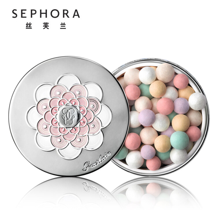 娇兰（Guerlain） 幻彩流星粉球 蜜粉球定妆散粉 2号色 白皙肤色 25g