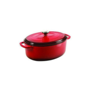 LODGE 洛极 EC7OD43 椭圆铸铁锅 7qt