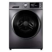 美的 （Midea）京品家电 滚筒洗衣机全自动 10KG低噪变频 双重蒸汽除菌除螨 简尚系列 MG100A5-Y46B 以旧换新