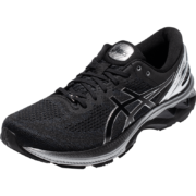 ASICS亚瑟士 男鞋跑鞋稳定支撑运动鞋透气铂金款 GEL-KAYANO27 PLATINUM 黑色 40.5