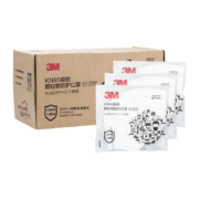 3M KN95口罩9501V+ 防飞沫防雾霾PM2.5 呼气阀 独立包装 舒适针织耳带 礼盒装【15只/盒】