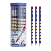 晨光(M&G)文具铅笔2B洞洞铅笔50支 小学生练字铅笔 儿童正姿矫姿 三角木杆沾顶易抓握 开学礼物AWP30745