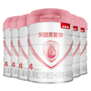 贝因美 （Beingmate）爱加4段配方奶粉（3-6岁适用）800g*6罐装 含乳铁蛋白+α-乳白蛋白+益生元