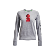 安德玛（UNDERARMOUR）库里Curry 30×芝麻街联名女子圆领篮球运动卫衣1369637 灰色011 XL