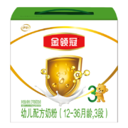 伊利金领冠 幼儿配方奶粉 3段 (1-3岁幼儿适用) 1200g 特惠三联装