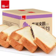 京东特价APP：泓一 紫米夹心面包 400g/箱