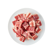 恒都 国产原切胸肉牛肉块 1kg 冷冻 谷饲牛肉