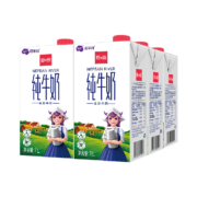 尼平河 波兰进口牛奶 全脂纯牛奶1L*12盒 整箱装