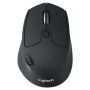罗技（Logitech） M720 蓝牙无线办公鼠标 3台设备自由切换 大手型右手鼠标 商务便携 M720 黑色
