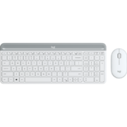 罗技（Logitech） MK470 无线办公键鼠套装 全尺寸超薄鼠标键盘 带无线2.4G接收器 白色