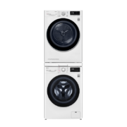 LG 容慧系列洗烘套装13kg蒸汽除皱洗+10kg双转子变频热泵烘 除菌除螨FCV13G4W+RH10V3AV6W（附件商品仅展示）