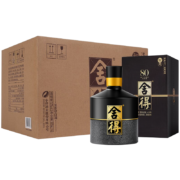 沱牌舍得 舍得酒 智慧舍得建厂80周年纪念款 52度 500ml *6瓶 整箱装 浓香型白酒
