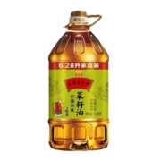 再降价、88VIP：金龙鱼 外婆乡小榨巴蜀风味菜籽油6.28L/桶 *3件+凑单品