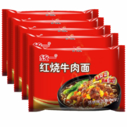 京东特价app、亲子会员: 统一 红烧牛肉面 100g*5包