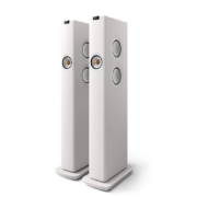 KEF LS60 Wireless 无线HiFi音箱2.0立体声有源蓝牙音箱 高保真发烧级客厅电视音响家用书架音箱 矿石白