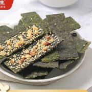 海狸先生 海苔芝麻夹心脆 芝麻味40g*1罐+巴旦木味40g*1罐